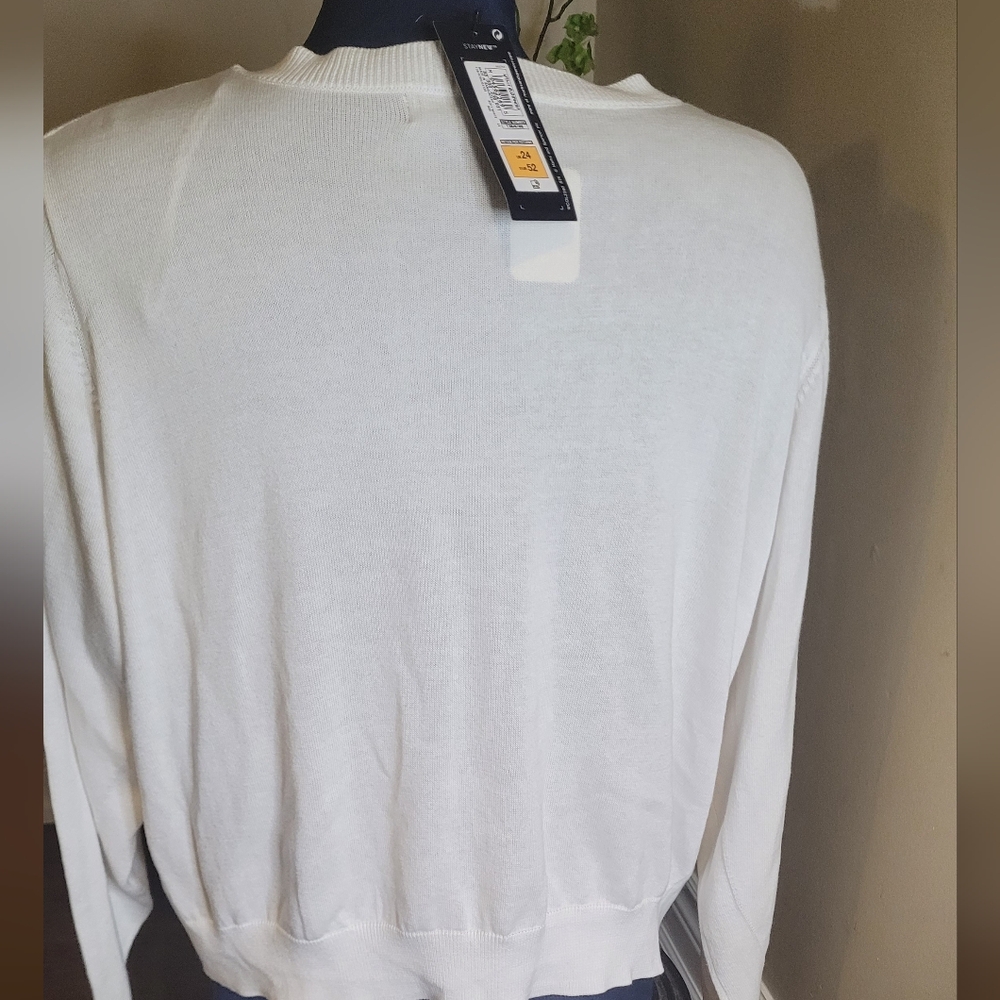 M&S White Crop Cardigan - Picture 3 of 9